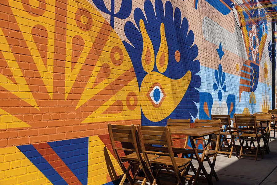 Patio at Maiz Agua Sal