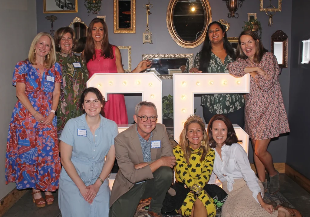 SouthPark Magazine staff at anniversary party at Legion Brewing