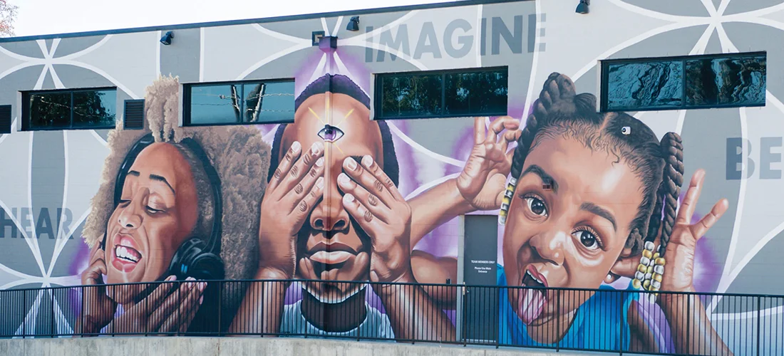 “Self Love" mural by Abel Jackson