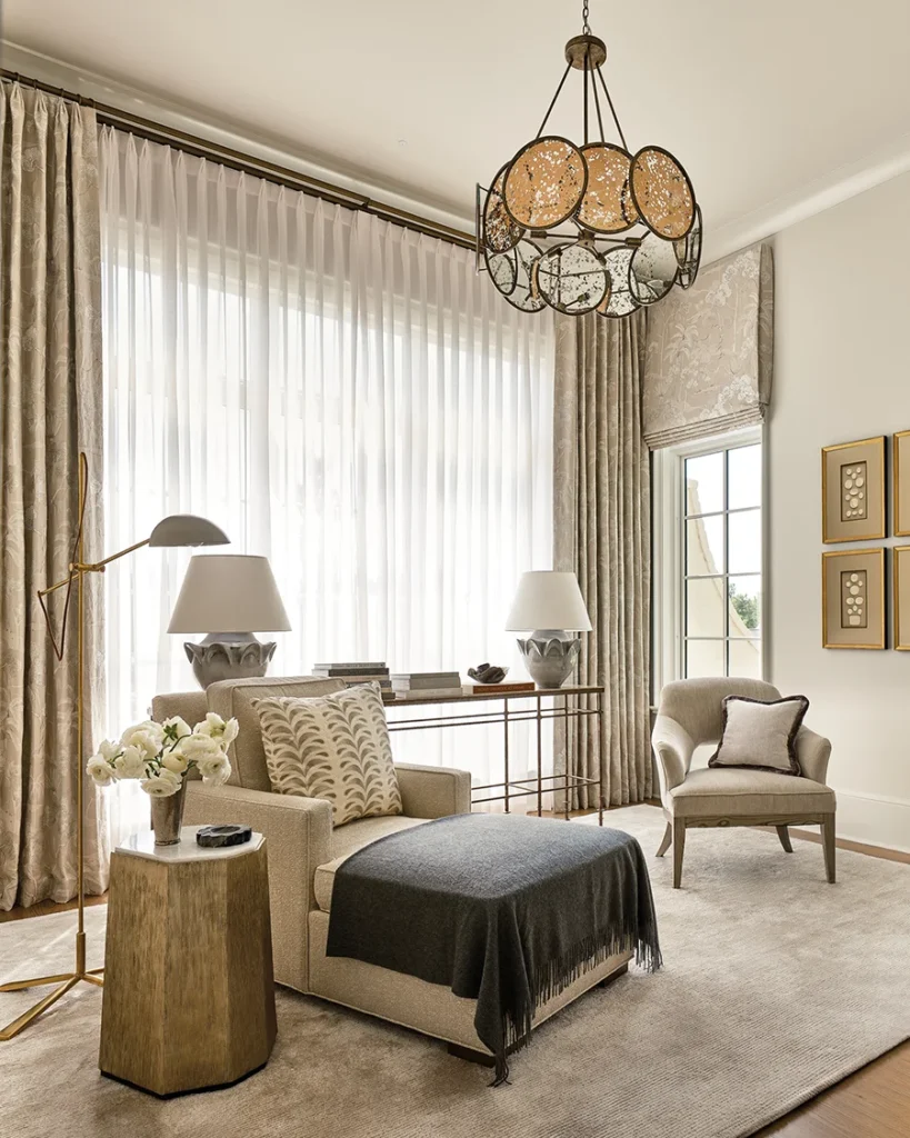 Reading room of this Traci Zeller styled home