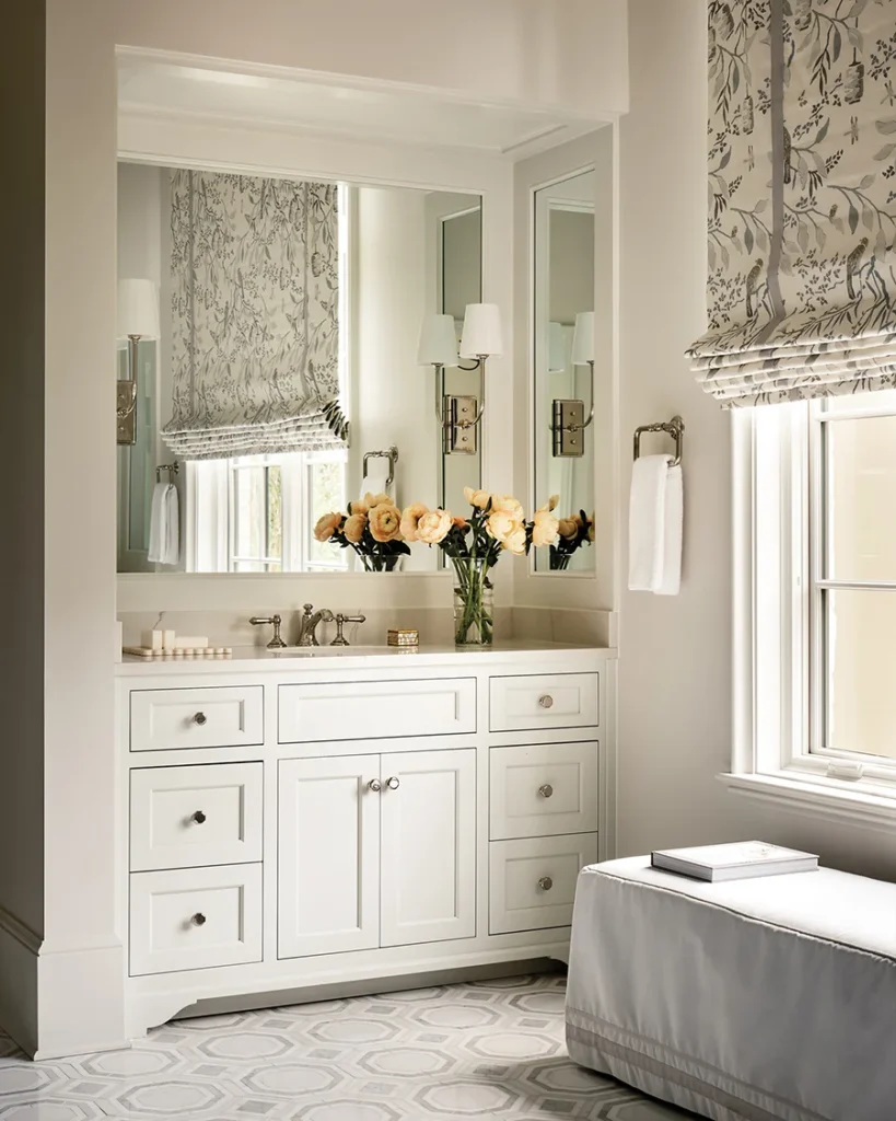 Primary bathroom of this Traci Zeller styled home