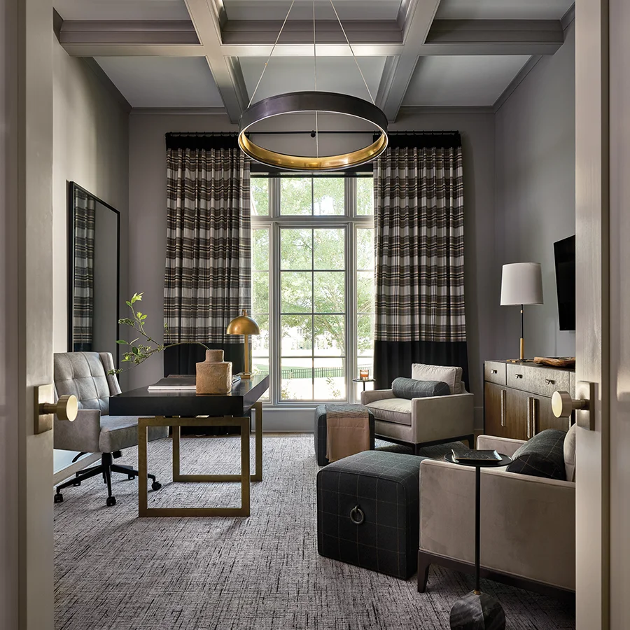 Home office of this Traci Zeller styled home