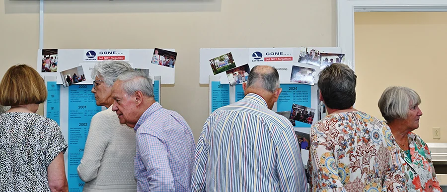 Memorial boards at Eastern Airlines reunion