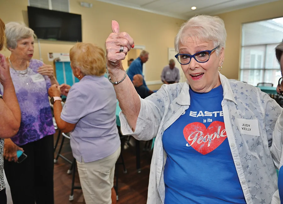 Judy Kelly at Eastern Airlines reunion