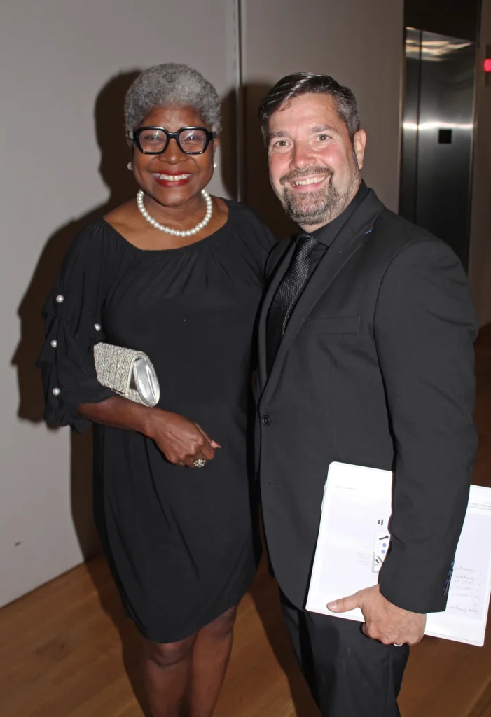 Monique Douglas and David Klingel at Shine for Arts Empowerment Project