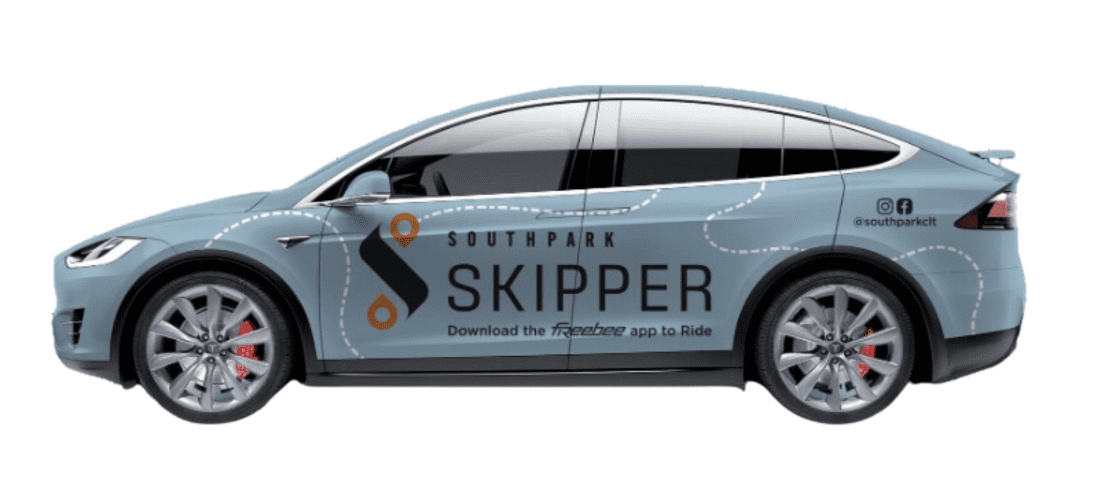 Skipper, part of the microtransit plan from SouthPark Community Partners