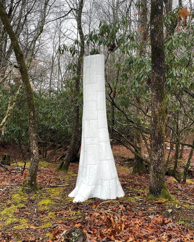 Ghost art sculpture by artist Hoss Haley