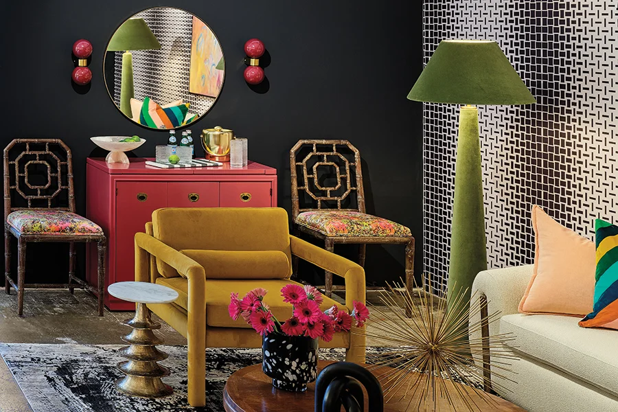 Interior design by Ashley DeLapp for Furnished 2024