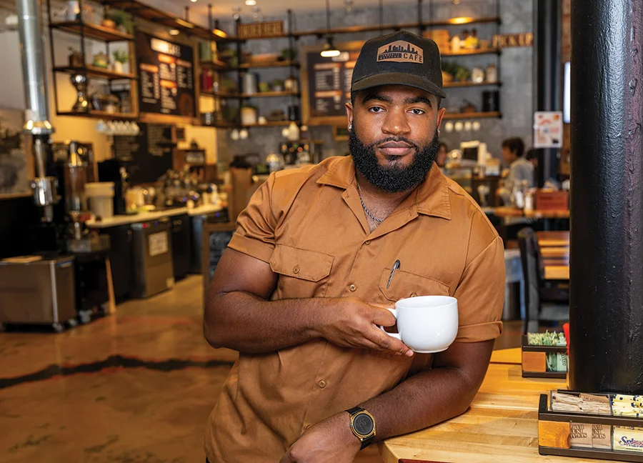 Chayil Johnson executive chef at Community Matters Cafe