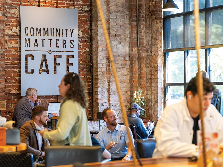 Community Matters Cafe sign