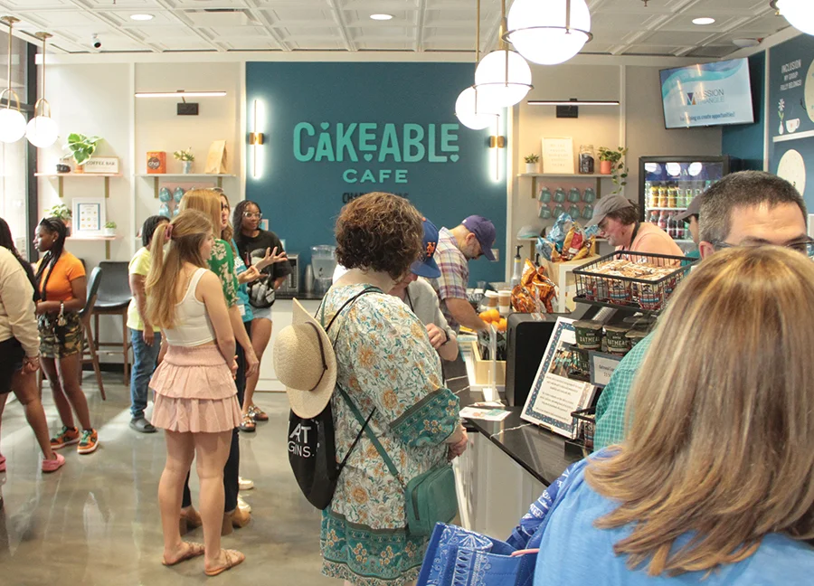 Cakeable Cafe Charlotte interior