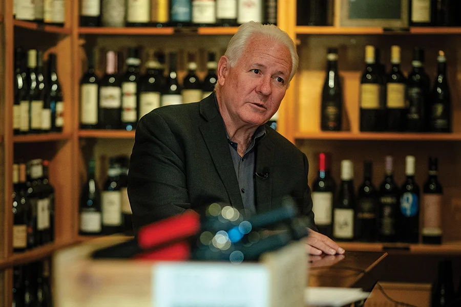 Conrad Hunter sitting