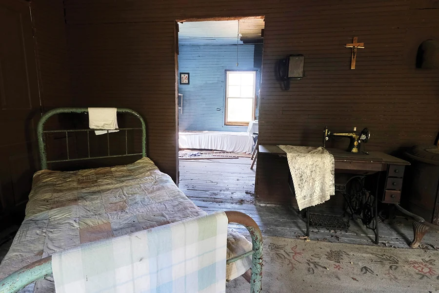 Simone’s birthplace before restoration. Photograph by Nancy Pierce, National Trust for Historic Preservation