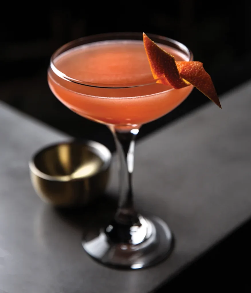 Orosoko Sound Bar orange cocktail