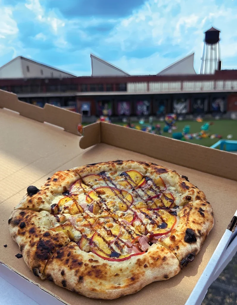 Gravity Pizza opened in the Boileryard at Camp North End