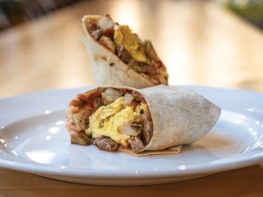 Rhino Market breakfast wrap