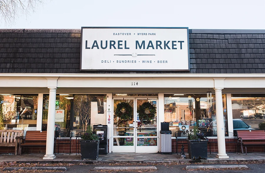 Laurel Market outside sign