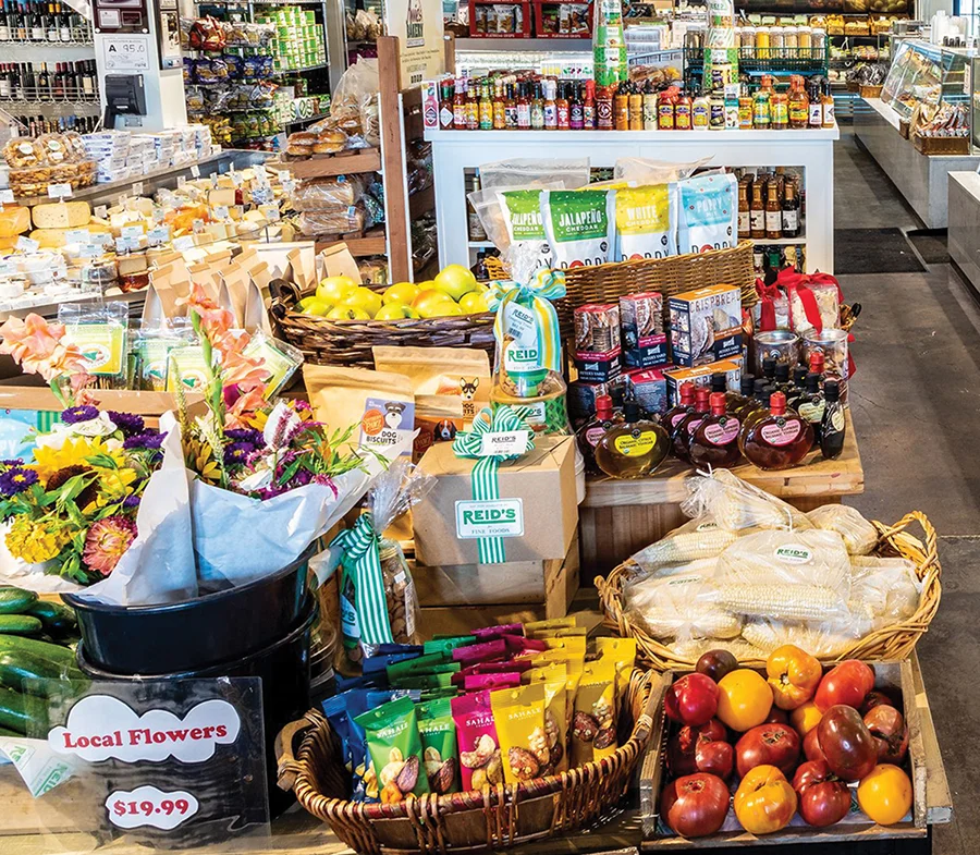 Reid’s Fine Foods display