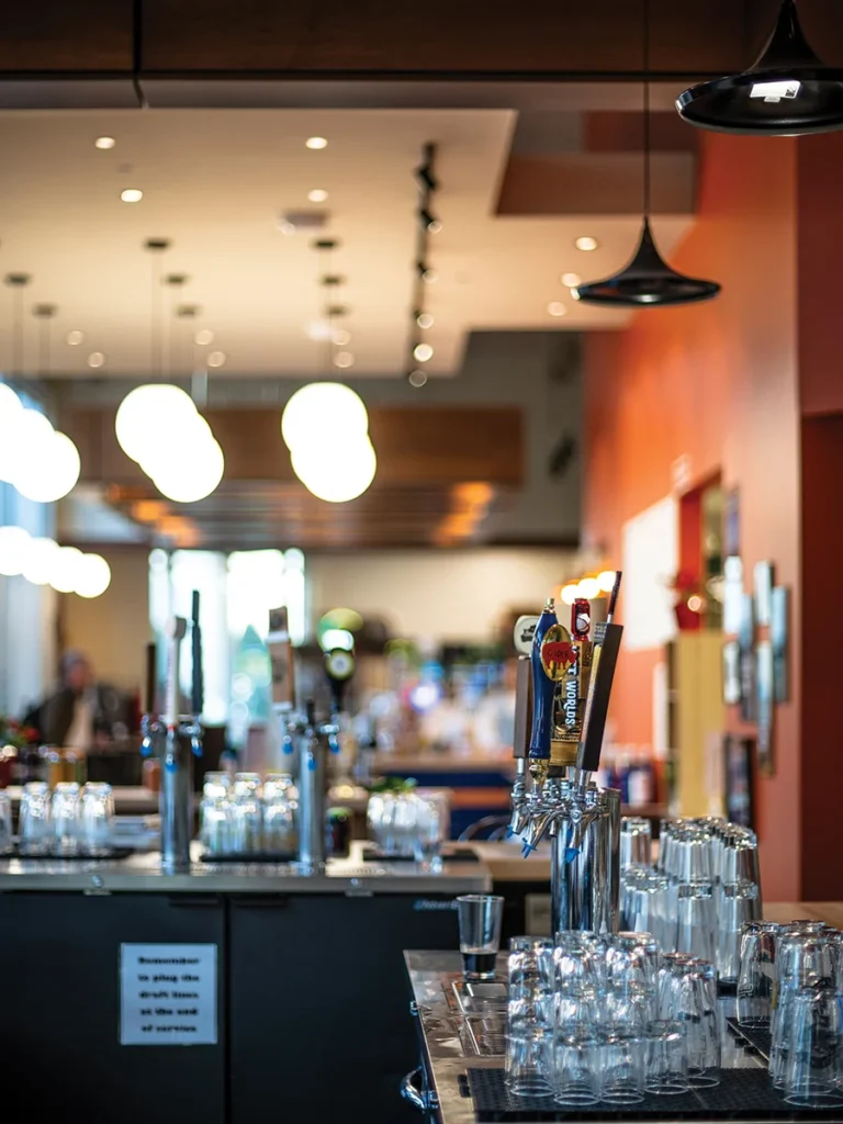 Rhino Market interior bar