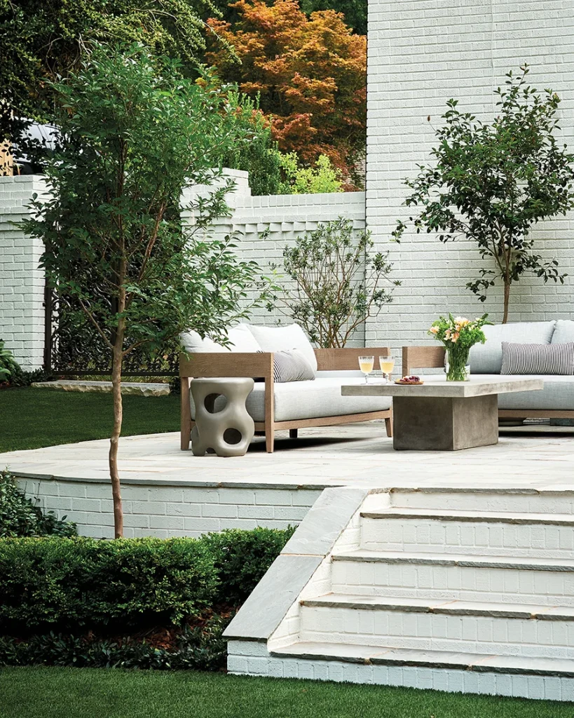 Garden patio designed by Erin Peiffer