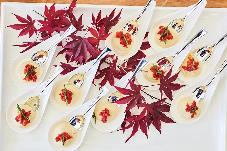 Food samples at Florence Wine & Food Festival