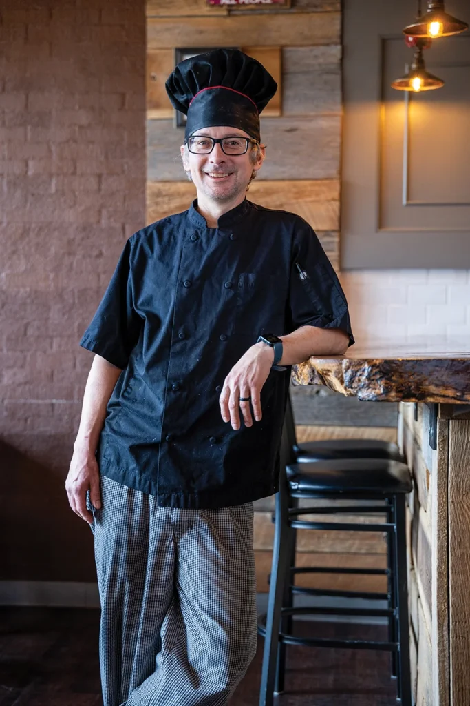 Chef Barry Horton of Sanctuary Bistro, a vegan restaurant in south Charlotte.