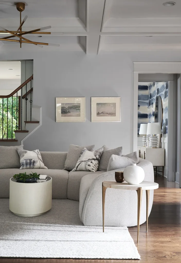 Lisa Sherry designed living room