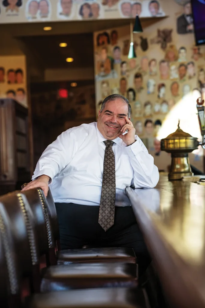 Joey Profeta sitting at the bar