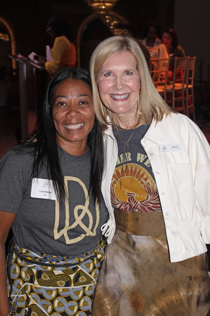 Kyla Harvey and Beth Bell at Becoming Brave for Braveworks