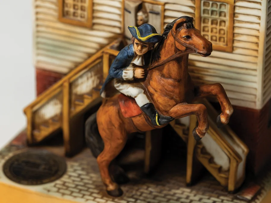 Historical figurine for the 250th anniversary of the MecDec