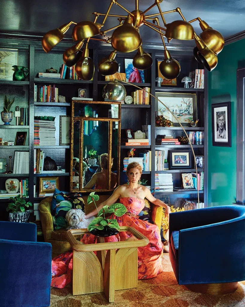 Whitley Adkins in family room