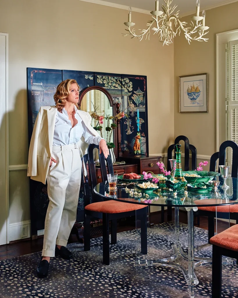 Whitley Adkins in dining room