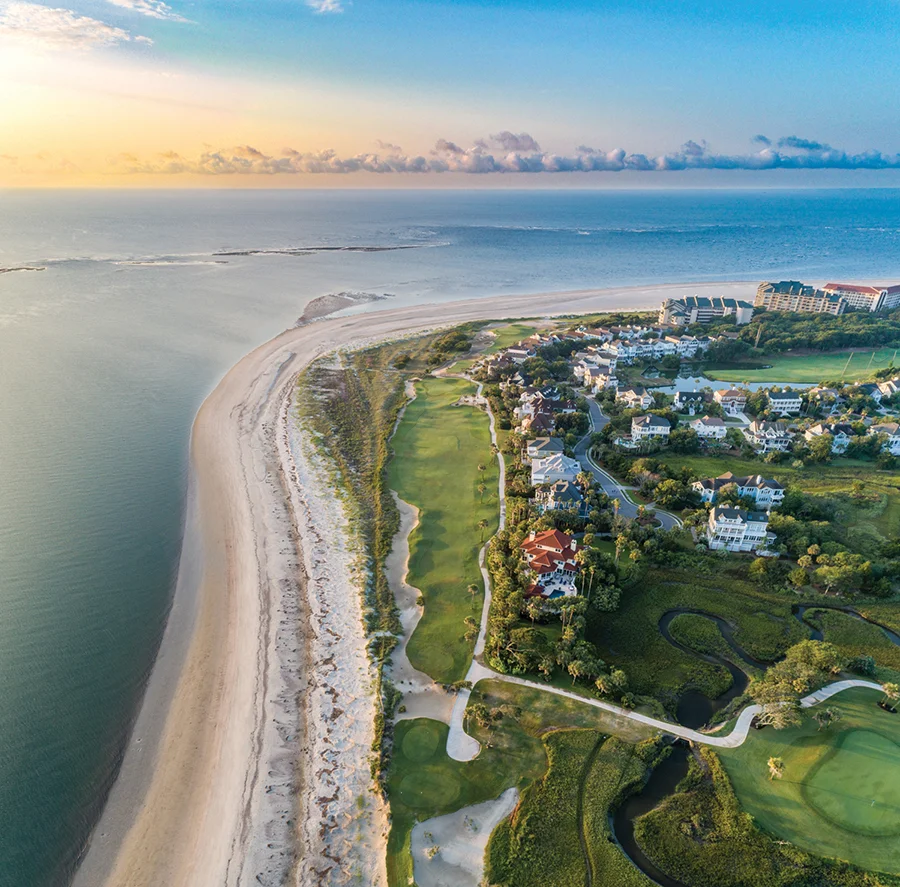 Aerial of Wild Dunes Resort