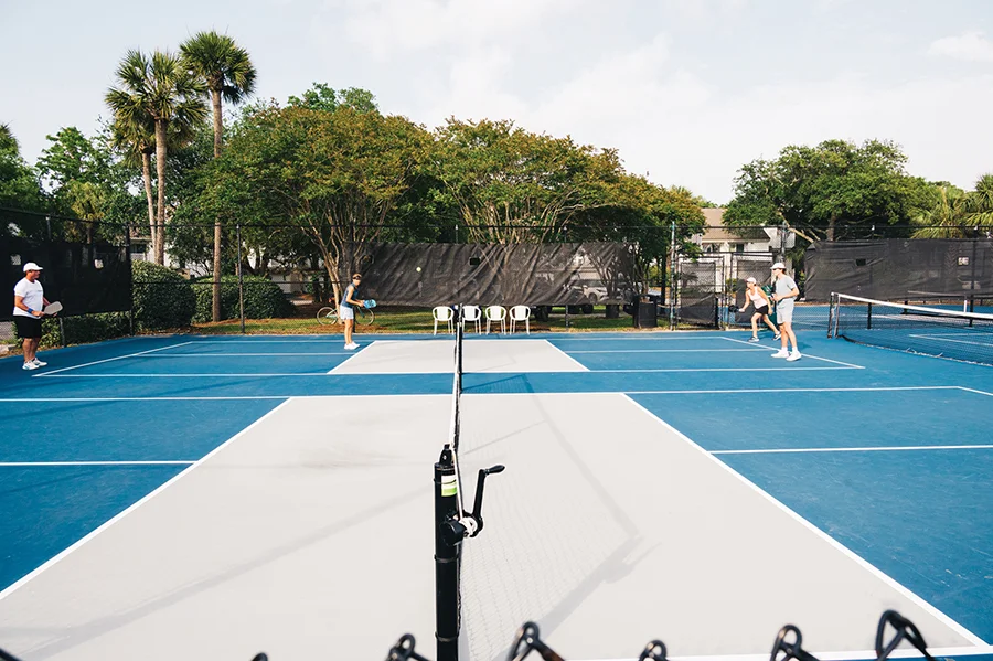 Pickleball courts at Wild Dunes Resort
