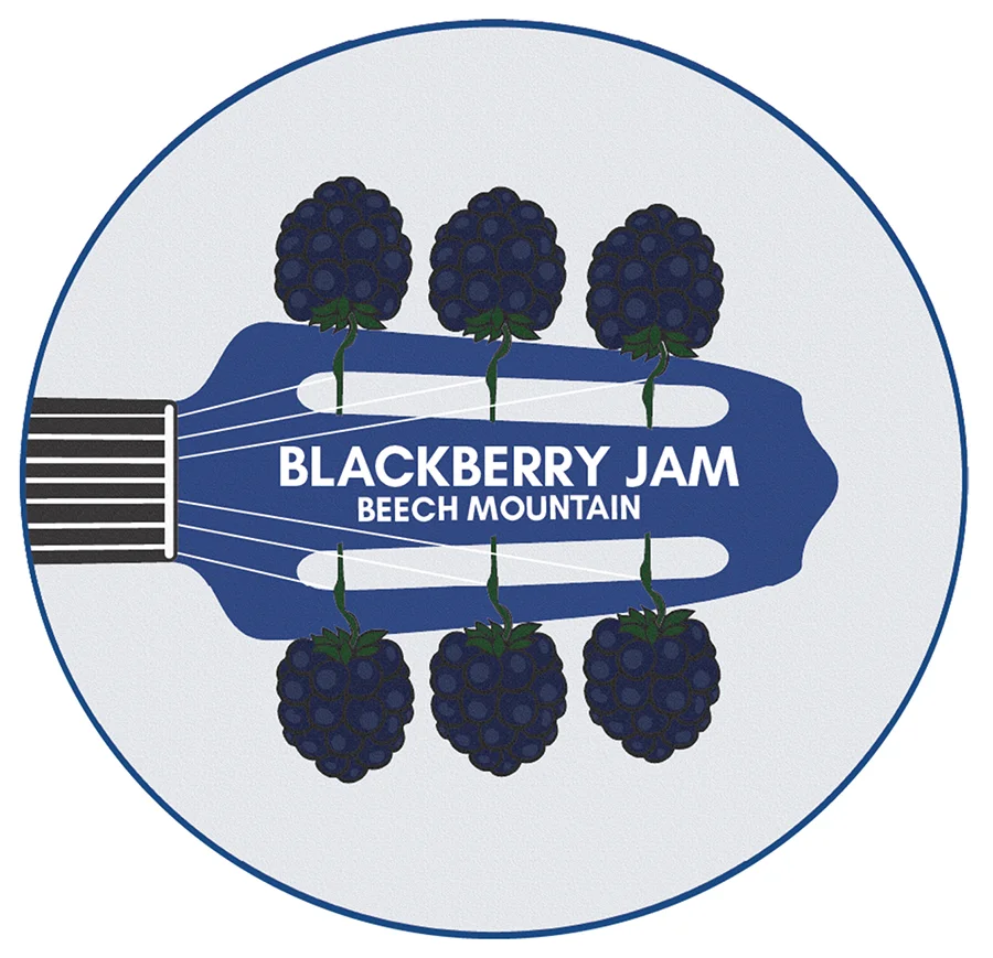 Blackberry Jam music festival logo