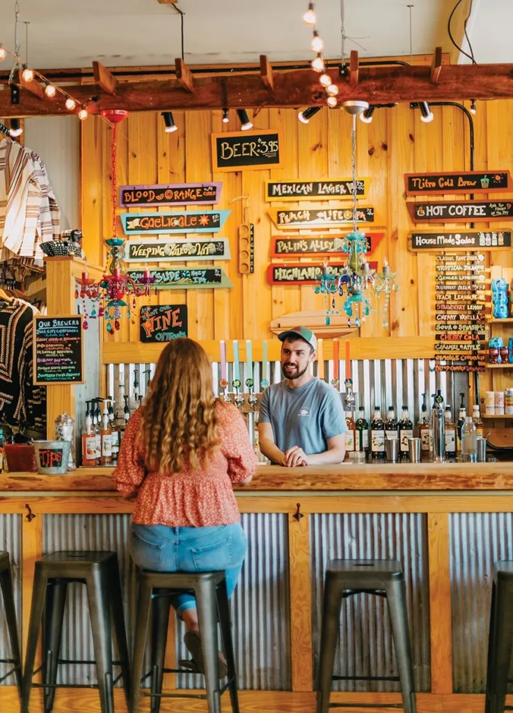 Bar at Surf, Wind and Fire in Edenton