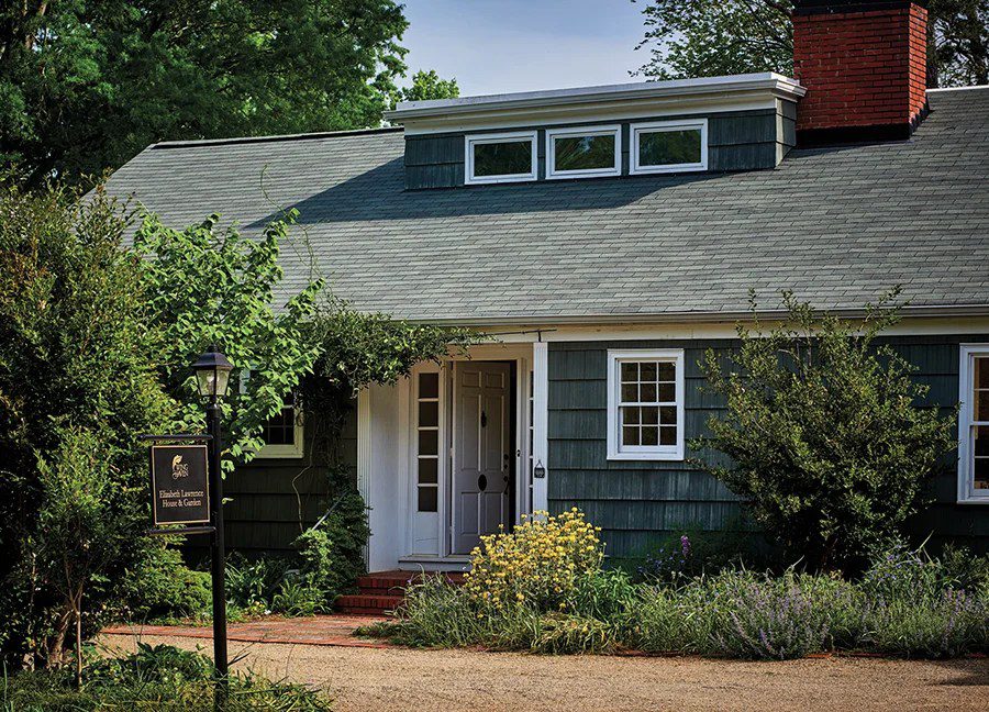 Front entrance of the Elizabeth Lawrence House & Garden