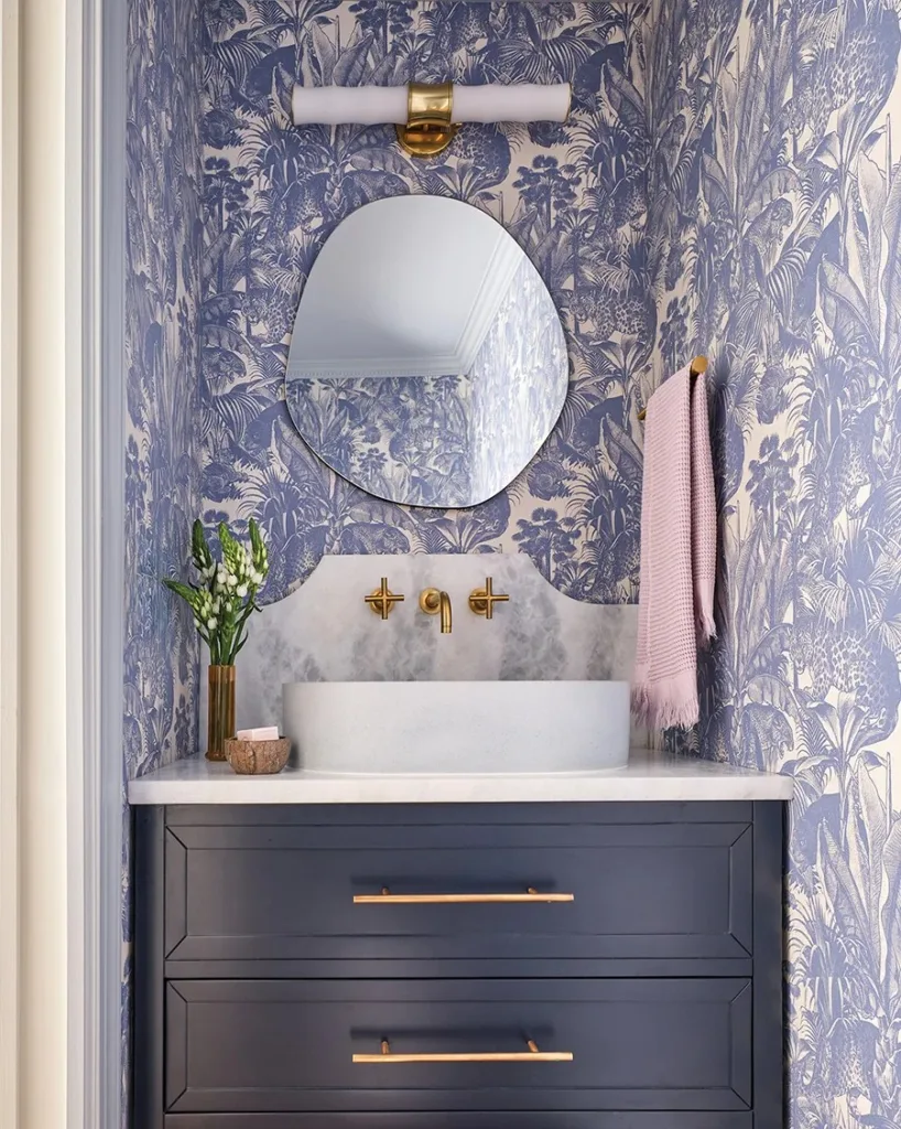 Lansdowne home powder room by Susan Hill