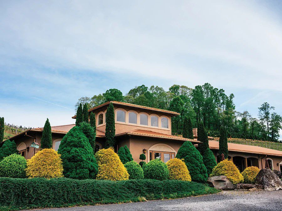 Exterior of Linville Falls Winery