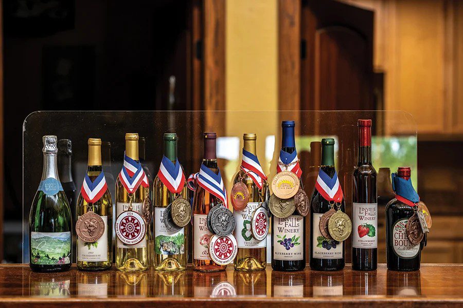 Linville Falls Winery's wines and awards