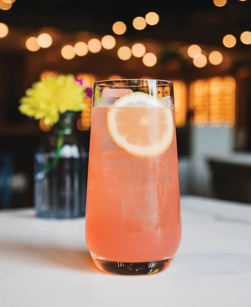 Pink drinks at Rosemont