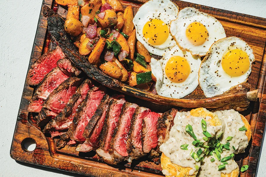 Brunch Tomahawk at The Crunkleton