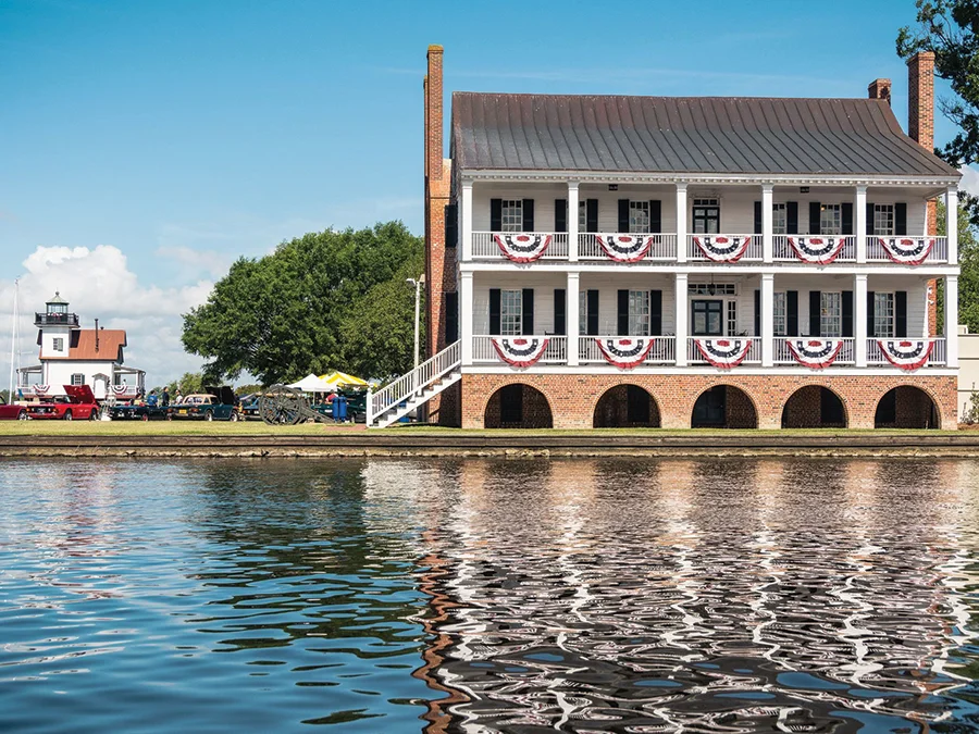 The Penelope Barker House Welcome Center in Edenton, North Carolina