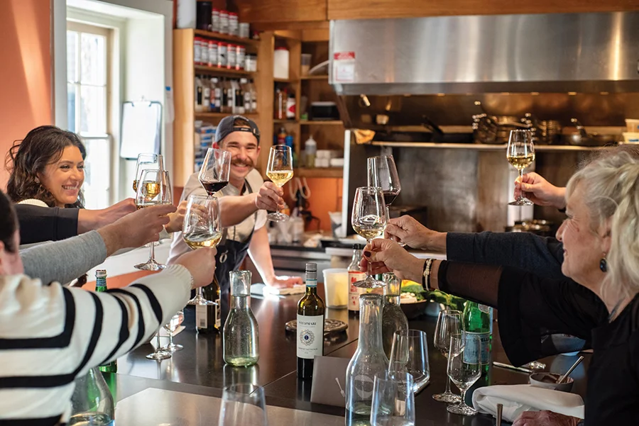 Cooking class at The Restaurant at Zero George