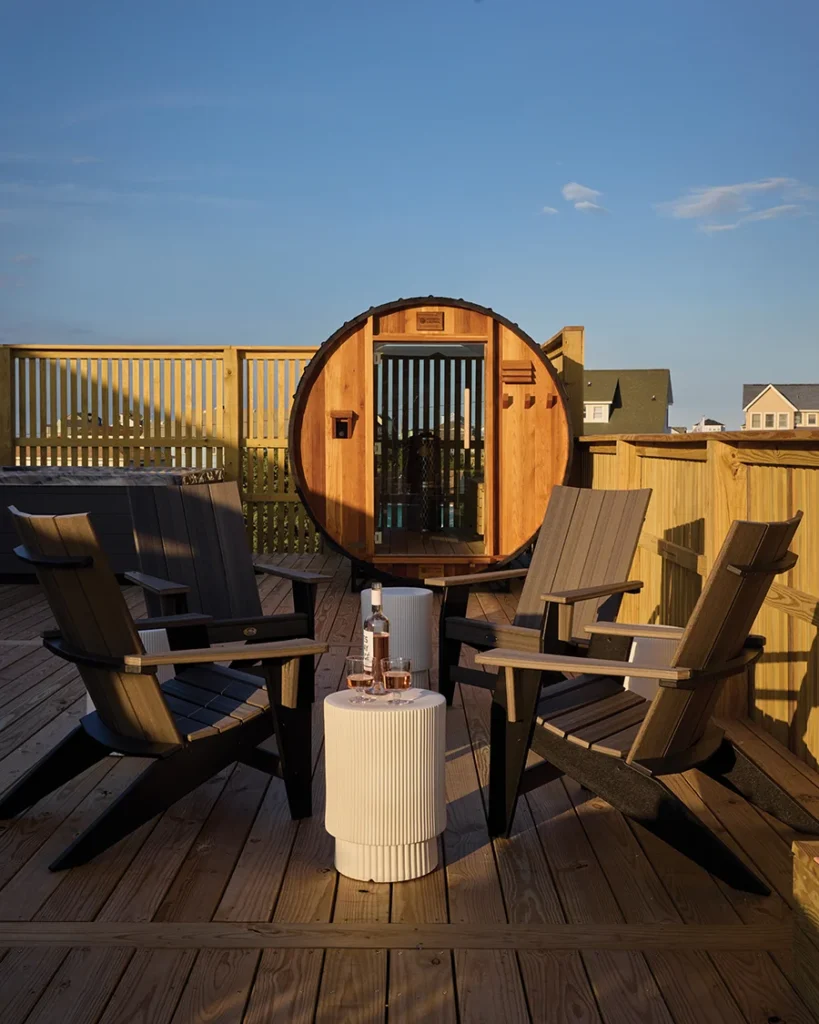 Pamlico Station deck in the Outerbanks