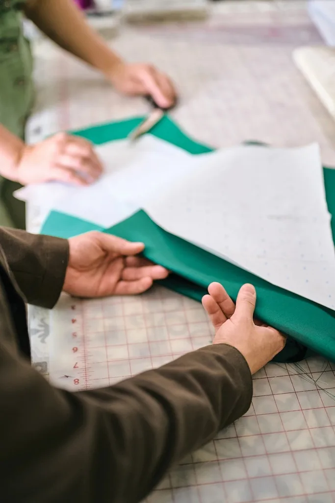 Daniel Gonzalez working with patterns