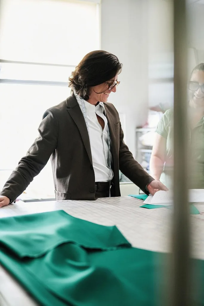 Daniel Gonzalez working in studio