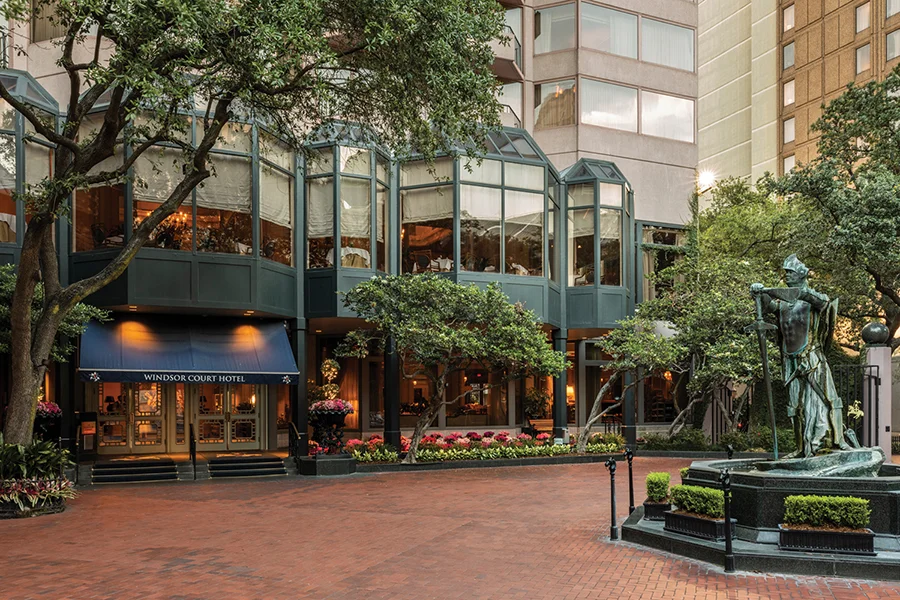 The Windsor Court exterior in New Orleans