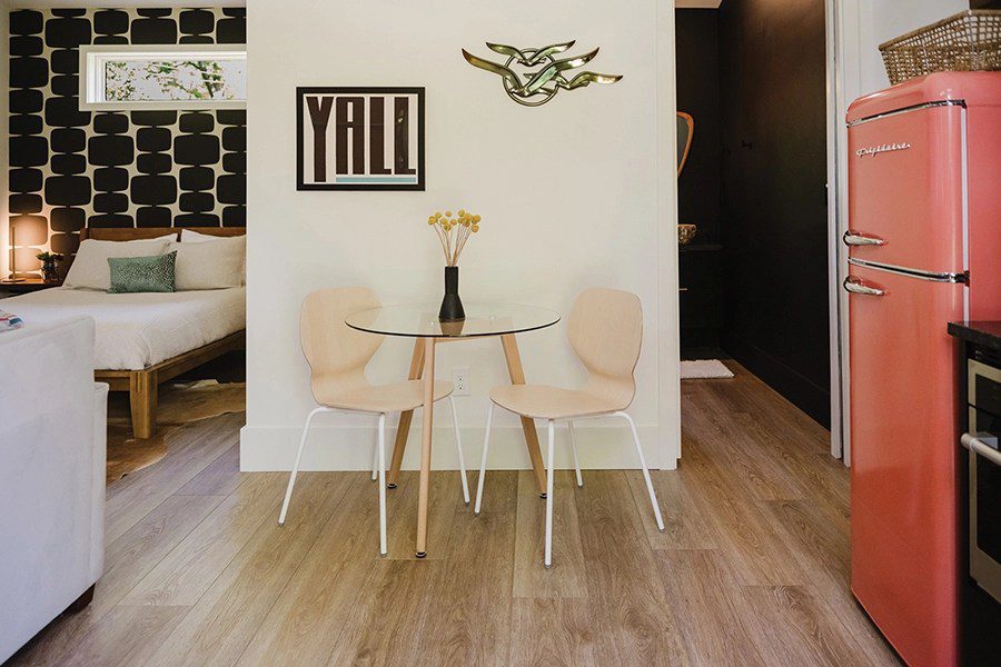 Casita breakfast table