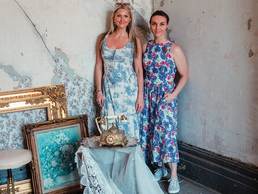 Stylists Stephanie Wilson and Ashley Martin